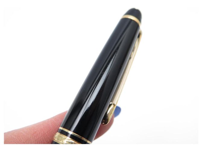 PENNA A BISOTTO VINTAGE MONTBLANC MEISTERSTUCK CLASSIQUE ORO MB132453 NERA Nero - vista 11