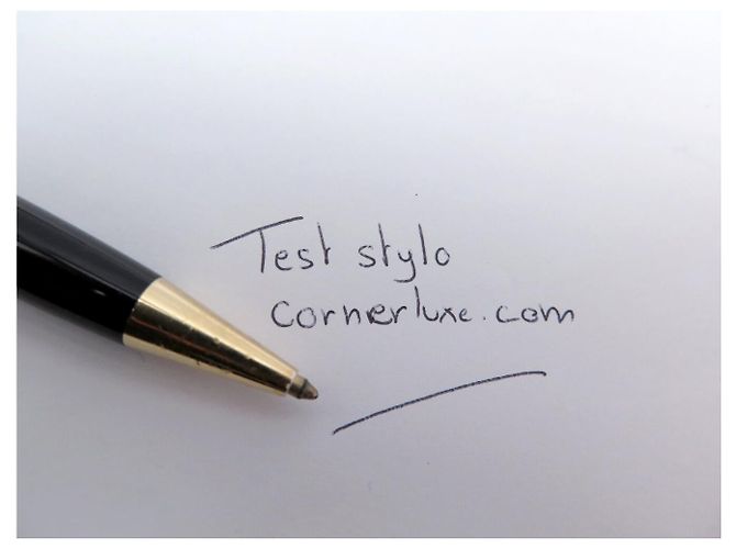 PENNA A BISOTTO VINTAGE MONTBLANC MEISTERSTUCK CLASSIQUE ORO MB132453 NERA Nero - vista 12