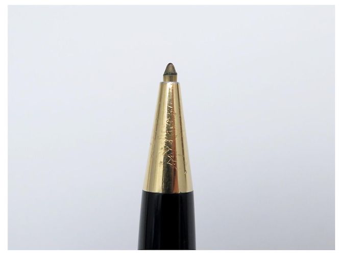 PENNA A BISOTTO VINTAGE MONTBLANC MEISTERSTUCK CLASSIQUE ORO MB132453 NERA Nero - vista 3
