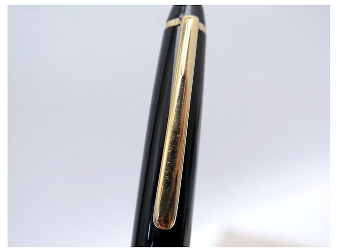 PENNA A BISOTTO VINTAGE MONTBLANC MEISTERSTUCK CLASSIQUE ORO MB132453 NERA Nero - vista 9