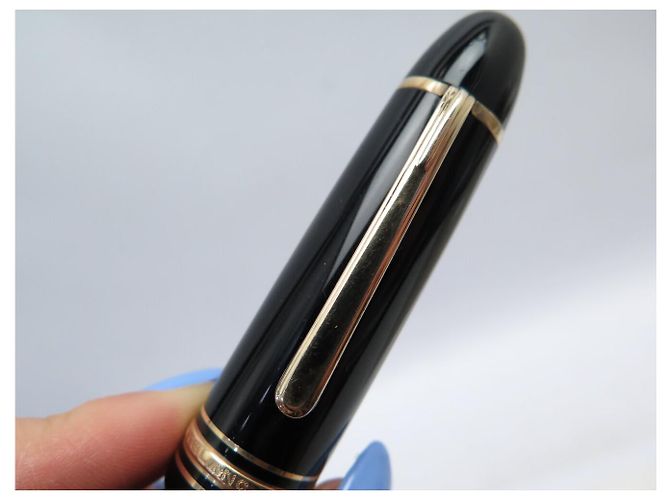 PENNA STILOGRAFICA VINTAGE MONTBLANC MEISTERSTUCK 149 CON PISTONE E ASTUCCIO Nero - vista 14