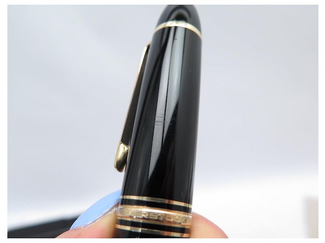 PENNA STILOGRAFICA VINTAGE MONTBLANC MEISTERSTUCK 149 CON PISTONE E ASTUCCIO Nero - vista 15