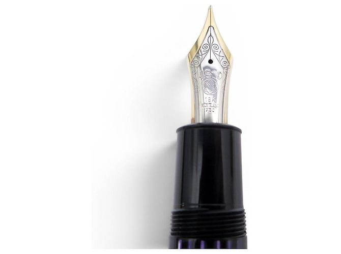 PENNA STILOGRAFICA VINTAGE MONTBLANC MEISTERSTUCK 149 CON PISTONE E ASTUCCIO Nero - vista 2