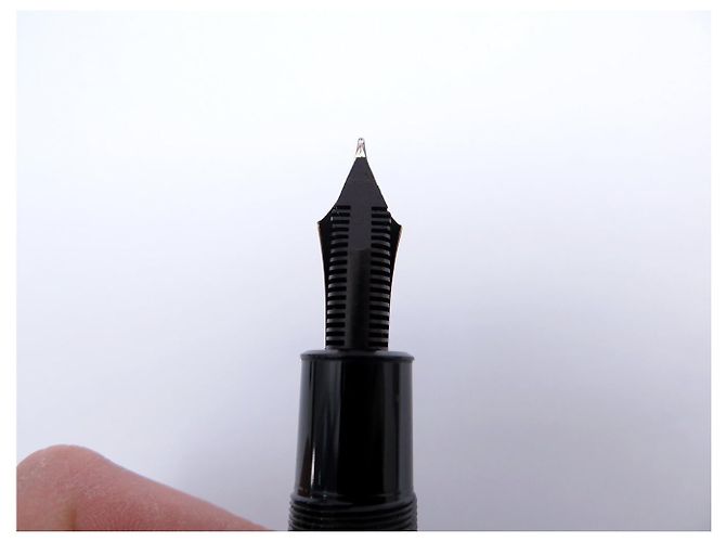 PENNA STILOGRAFICA VINTAGE MONTBLANC MEISTERSTUCK 149 CON PISTONE E ASTUCCIO Nero - vista 3