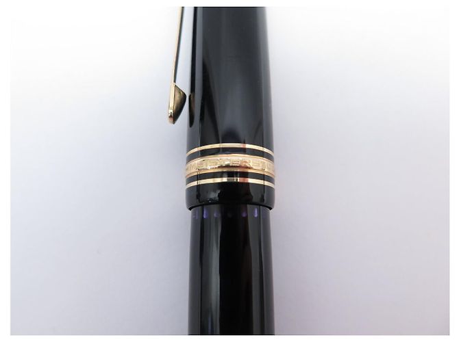 PENNA STILOGRAFICA VINTAGE MONTBLANC MEISTERSTUCK 149 CON PISTONE E ASTUCCIO Nero - vista 8