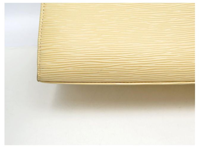 LOUIS VUITTON CROISETTE GM M5250A HANDTASCHE AUS EPI LEDER ECRU VANILLE Roh - Ansicht 15