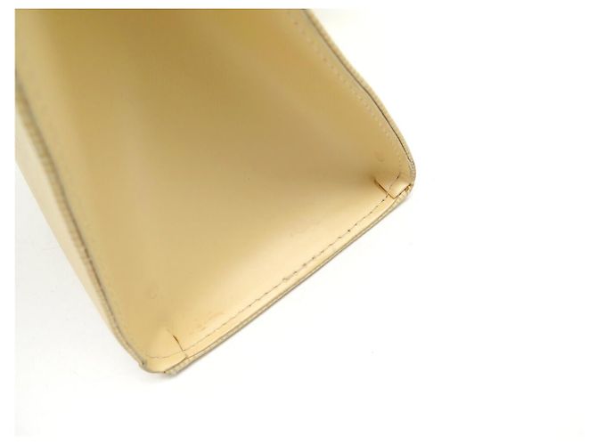 LOUIS VUITTON CROISETTE GM M5250A HANDTASCHE AUS EPI LEDER ECRU VANILLE Roh - Ansicht 16