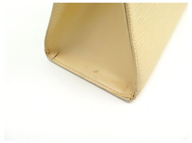 LOUIS VUITTON CROISETTE GM M5250A HANDTASCHE AUS EPI LEDER ECRU VANILLE Roh - Ansicht 17