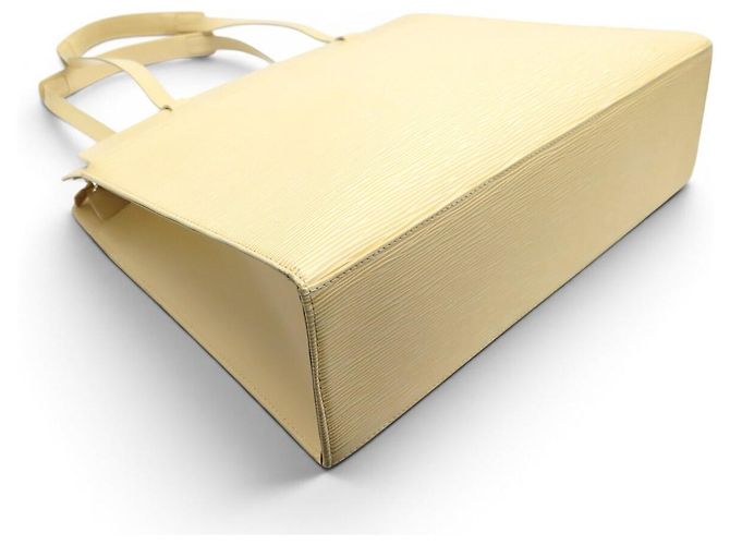 LOUIS VUITTON CROISETTE GM M5250A HANDTASCHE AUS EPI LEDER ECRU VANILLE Roh - Ansicht 3