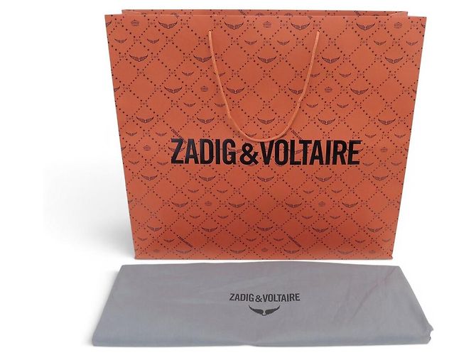 NUOVA BORSA ZADIG & VOLTAIRE JANE PANIER LWBA04013011 A SPALLA Beige - vista 14
