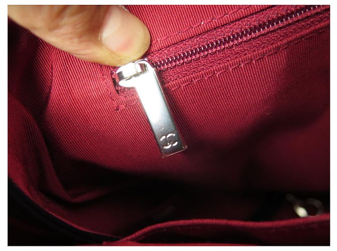 BORSA CHANEL GABRIELLE GM IN FELTRO MATELASSÉ E PELLE - vista 10