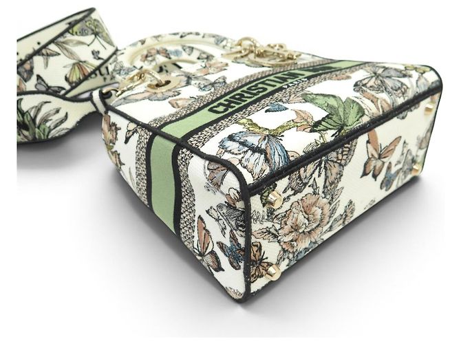 Christian Dior NUOVA BORSA CHRISTIAN LADY DIOR D-LITE MEDIUM TOILE DE JOUY MEXICO Multicolore - vista 3