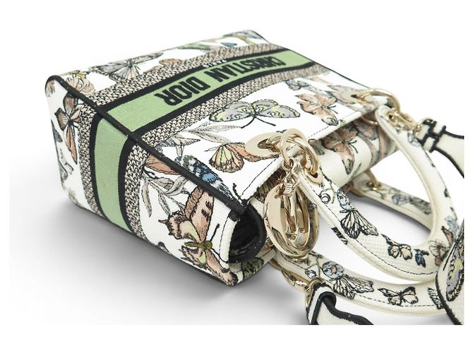 Christian Dior NUOVA BORSA CHRISTIAN LADY DIOR D-LITE MEDIUM TOILE DE JOUY MEXICO Multicolore - vista 4