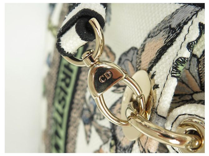 Christian Dior NUOVA BORSA CHRISTIAN LADY DIOR D-LITE MEDIUM TOILE DE JOUY MEXICO Multicolore - vista 7