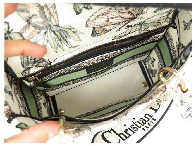 Christian Dior NUOVA BORSA CHRISTIAN LADY DIOR D-LITE MEDIUM TOILE DE JOUY MEXICO Multicolore - vista 9