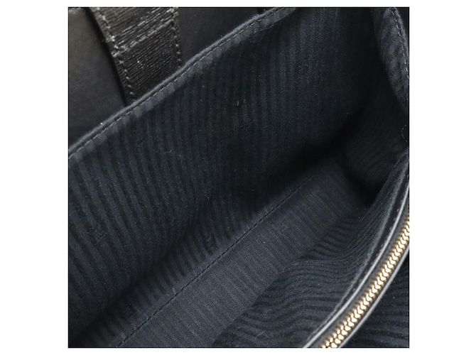 Fendi PETITE 2JOURS Lederhandtasche Schwarz - Ansicht 6