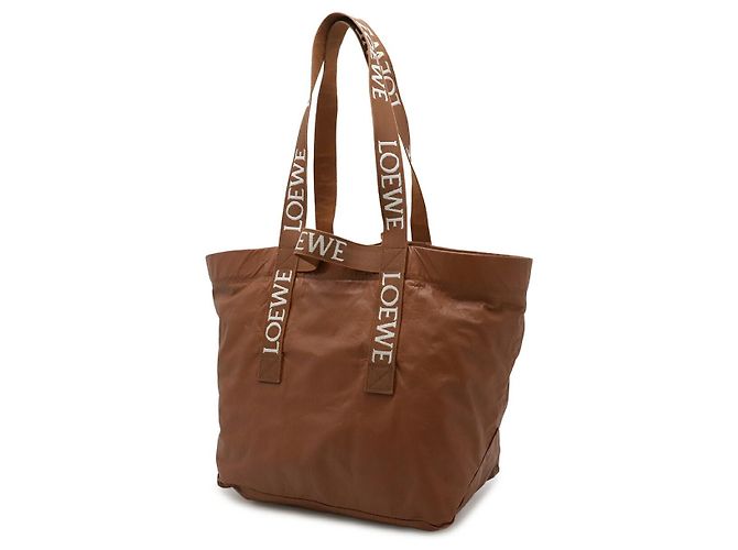 Borsa a tracolla shopper pieghevole Loewe Marrone - vista 2