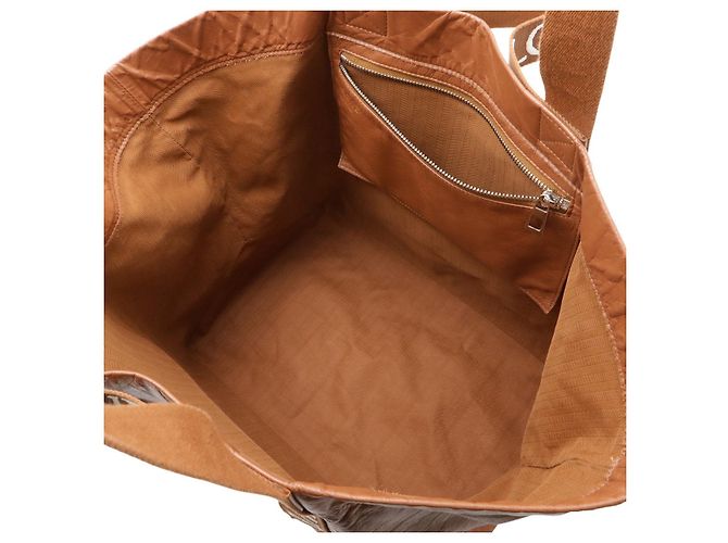 Borsa a tracolla shopper pieghevole Loewe Marrone - vista 8