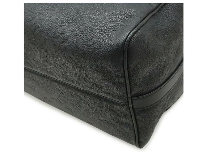 Borsa Louis Vuitton Monogram Empreinte Speedy Soft 30 Nero - vista 3