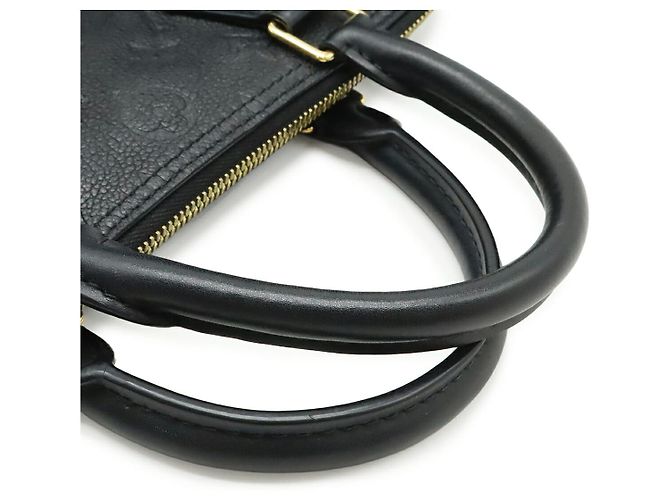 Borsa Louis Vuitton Monogram Empreinte Speedy Soft 30 Nero - vista 4