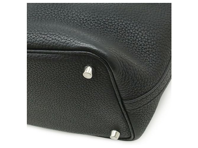 Borsa tote Hermès Picotin Lock PM in pelle nera Nero - vista 3