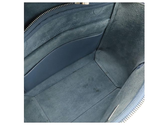 Céline Borsa a 2 modi Micro Belt Bag in pelle Celine Blu - vista 6