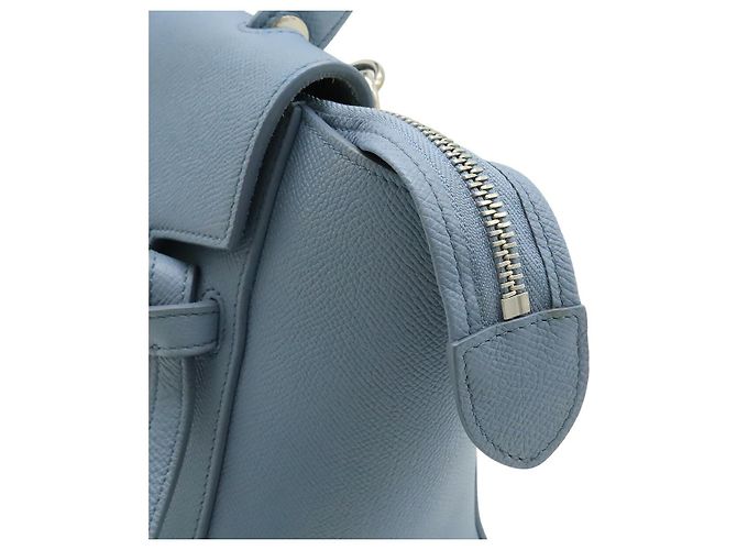 Céline Borsa a 2 modi Micro Belt Bag in pelle Celine Blu - vista 9