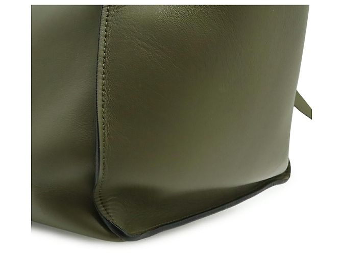 Céline Bolso Celine Leather Big Bag Small 2WAY Verde - vista 8