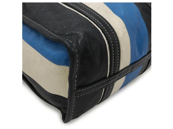 Balenciaga Bazaar Leder Tragetasche Schwarz - Ansicht 3