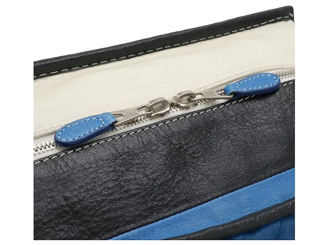 Balenciaga Bazaar Leder Tragetasche Schwarz - Ansicht 4