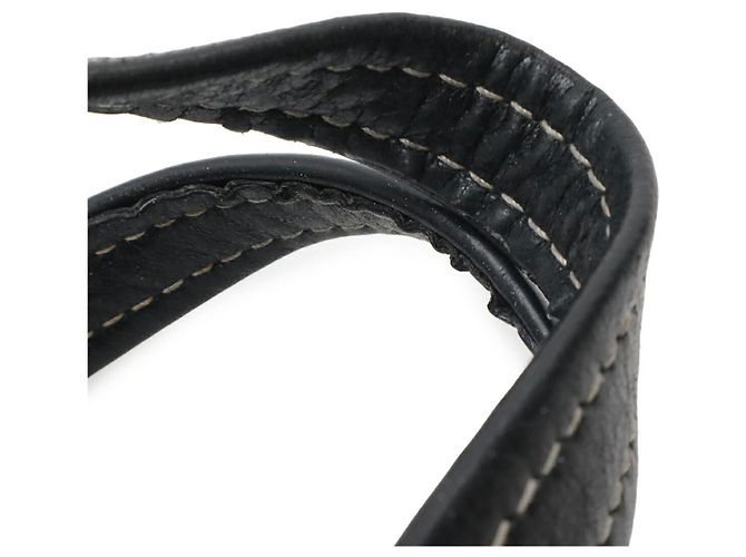 Balenciaga Bazaar Leder Tragetasche Schwarz - Ansicht 5