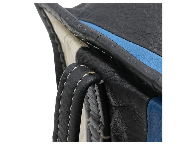 Balenciaga Bazaar Leder Tragetasche Schwarz - Ansicht 6
