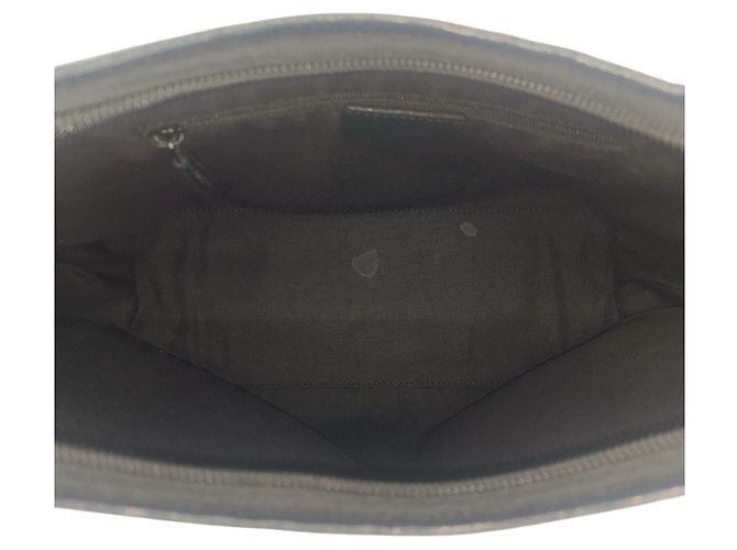 Borsa a tracolla Gucci GG Canvas e Pelle Nero - vista 9