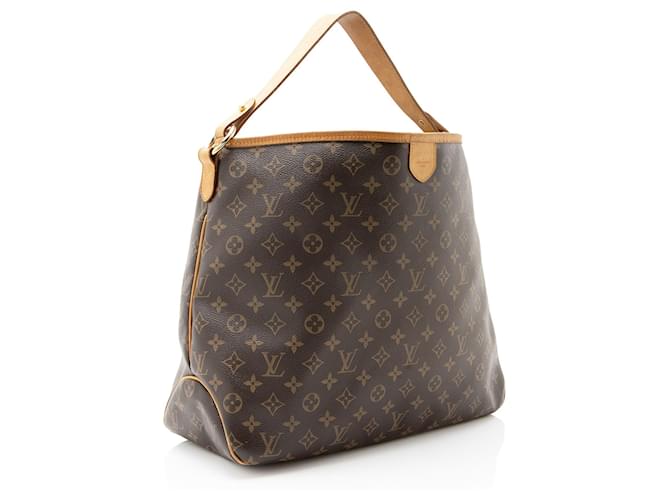 Louis Vuitton Monogram Canvas Delightful MM Shoulder Bag Brown - view 2