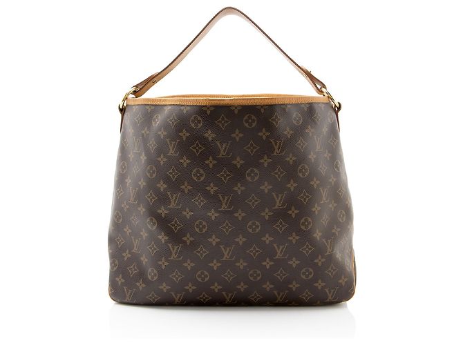 Louis Vuitton Monogram Canvas Delightful MM Shoulder Bag Brown - view 3