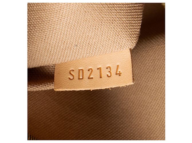 Louis Vuitton Monogram Canvas Delightful MM Shoulder Bag Brown - view 6