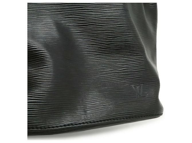 Borsa a Spalla Louis Vuitton Epi Petit Noe Nera Nero - vista 8