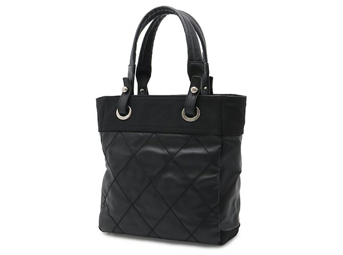 2.55 Chanel Paris Biarritz Tote PM Nero - vista 2