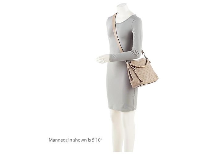 Borsa Babylone Chain BB in pelle Mahina Louis Vuitton Marrone Beige - vista 5