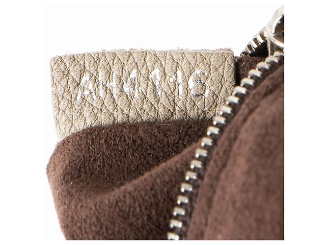Borsa Babylone Chain BB in pelle Mahina Louis Vuitton Marrone Beige - vista 6