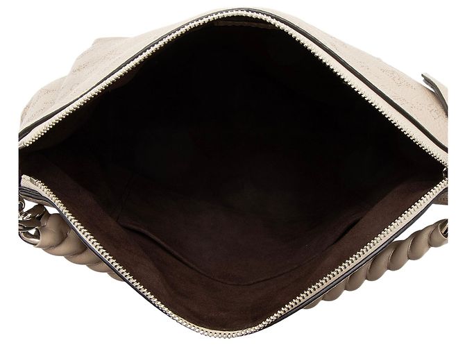 Borsa Babylone Chain BB in pelle Mahina Louis Vuitton Marrone Beige - vista 7