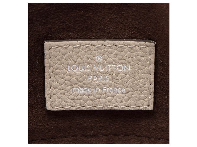 Borsa Babylone Chain BB in pelle Mahina Louis Vuitton Marrone Beige - vista 8