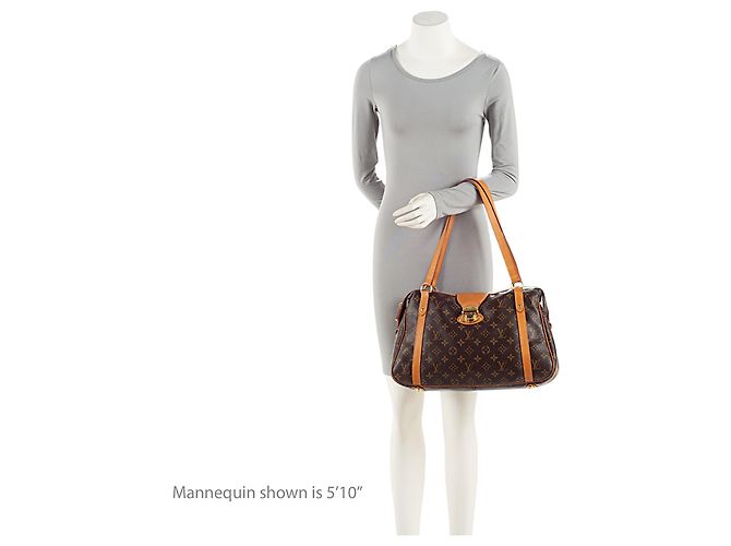 Borsa a spalla Louis Vuitton Monogram Canvas Stresa PM Marrone - vista 5