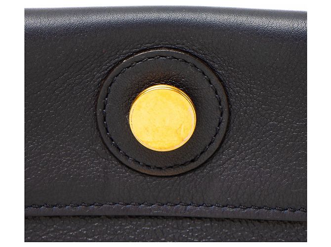Céline Celine Frame Schultertasche aus Kalbsleder Medium Blau - Ansicht 10