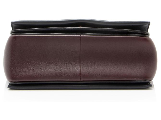 Céline Celine Frame Schultertasche aus Kalbsleder Medium Blau - Ansicht 4