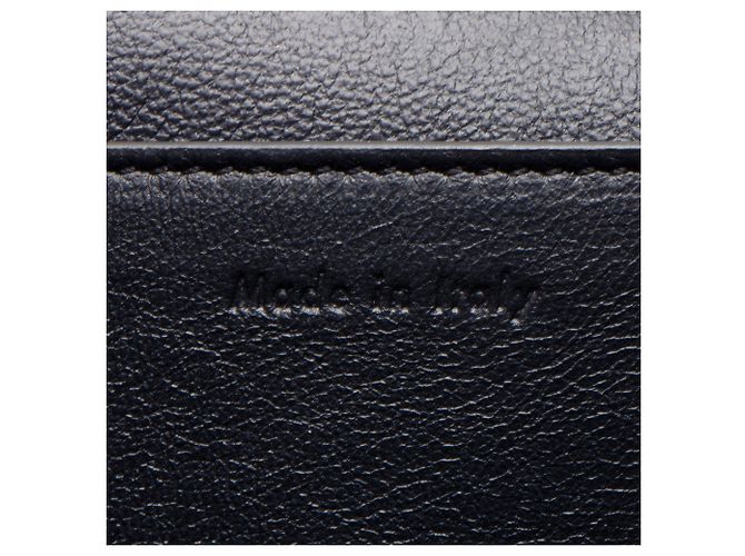 Céline Celine Frame Schultertasche aus Kalbsleder Medium Blau - Ansicht 8