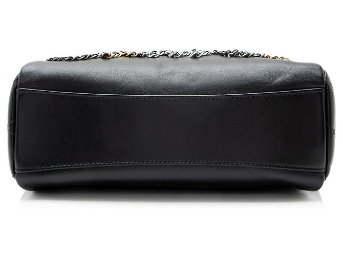Gabrielle Borsa Hobo Chanel in agnello Written In Chain Nero - vista 4
