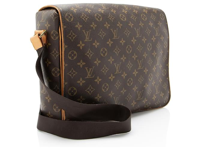 Louis Vuitton Vintage Monogram Canvas Abbesses Messenger Marrone - vista 2