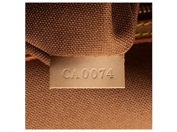 Louis Vuitton Vintage Monogram Canvas Abbesses Messenger Marrone - vista 6