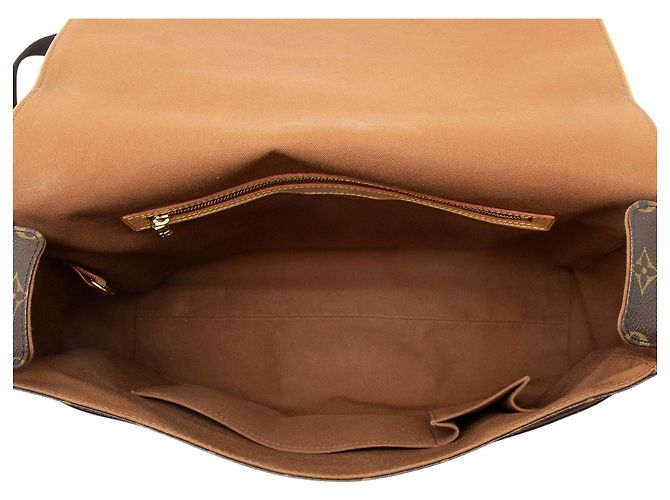 Louis Vuitton Vintage Monogram Canvas Abbesses Messenger Marrone - vista 7